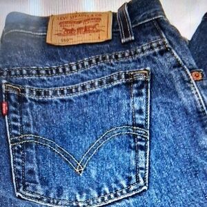 Levi's Blue Boyfriend Jeans